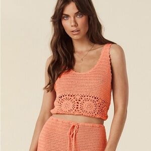 SPELL Let the Sunshine in Crochet Cami Top